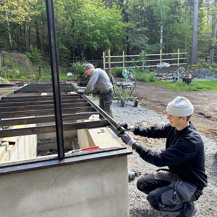 Montering av växthus | Hummelbo Trädgårdar Montering av växthus | Hummelbo Trädgårdar